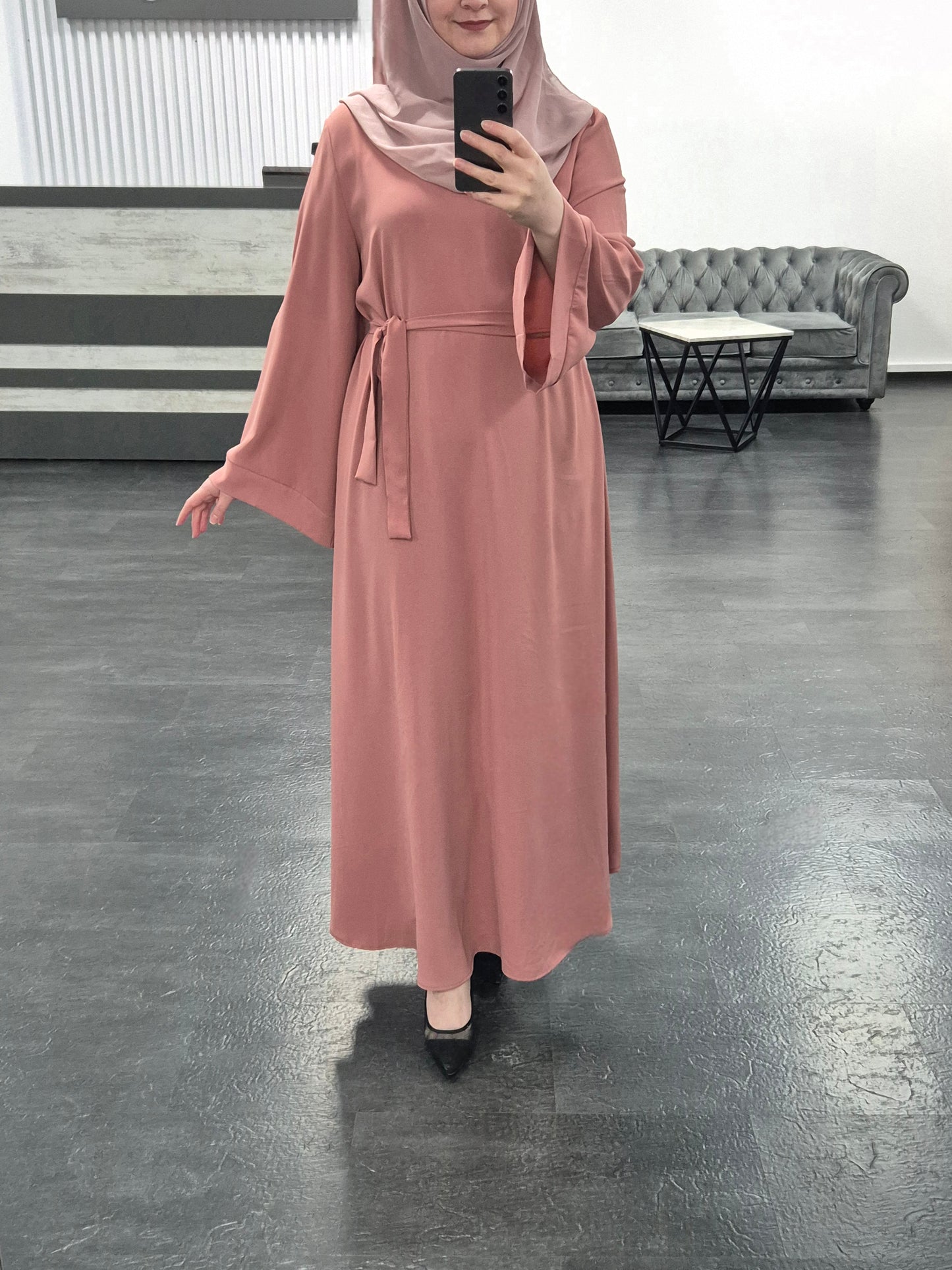 461 - Abayakleid in rose