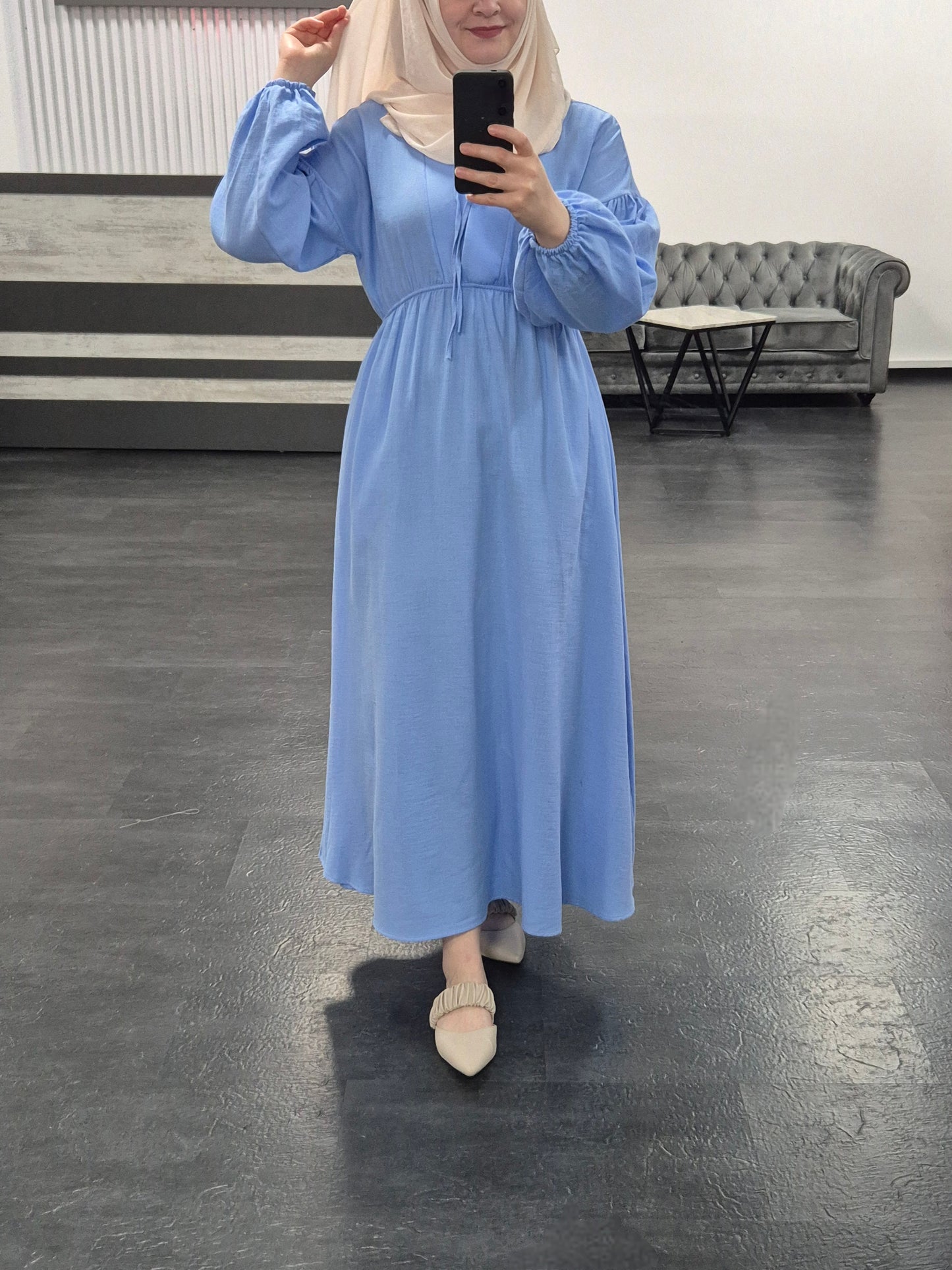 714- beiges Kleid