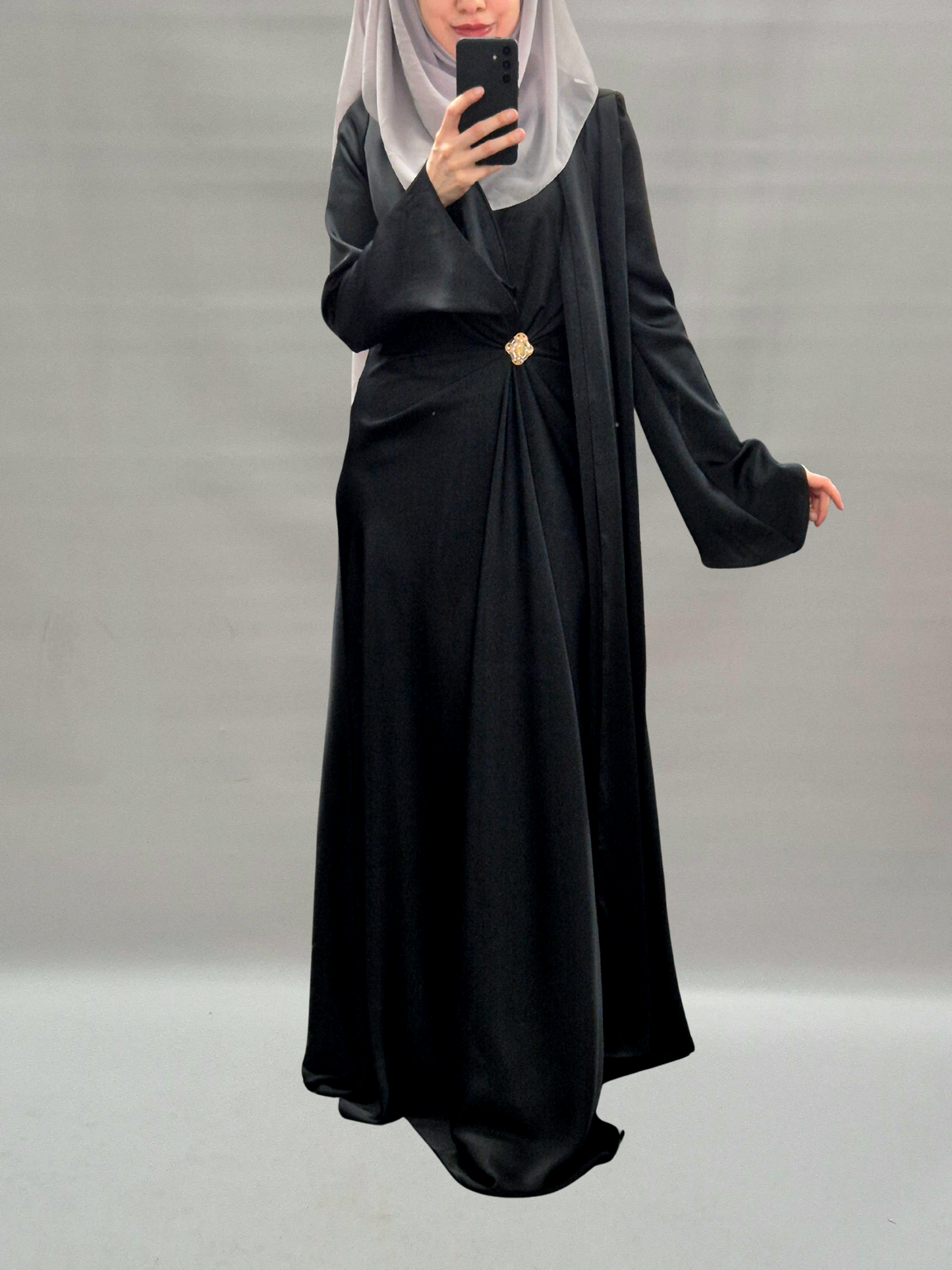 Malak Abendkleid schwarz