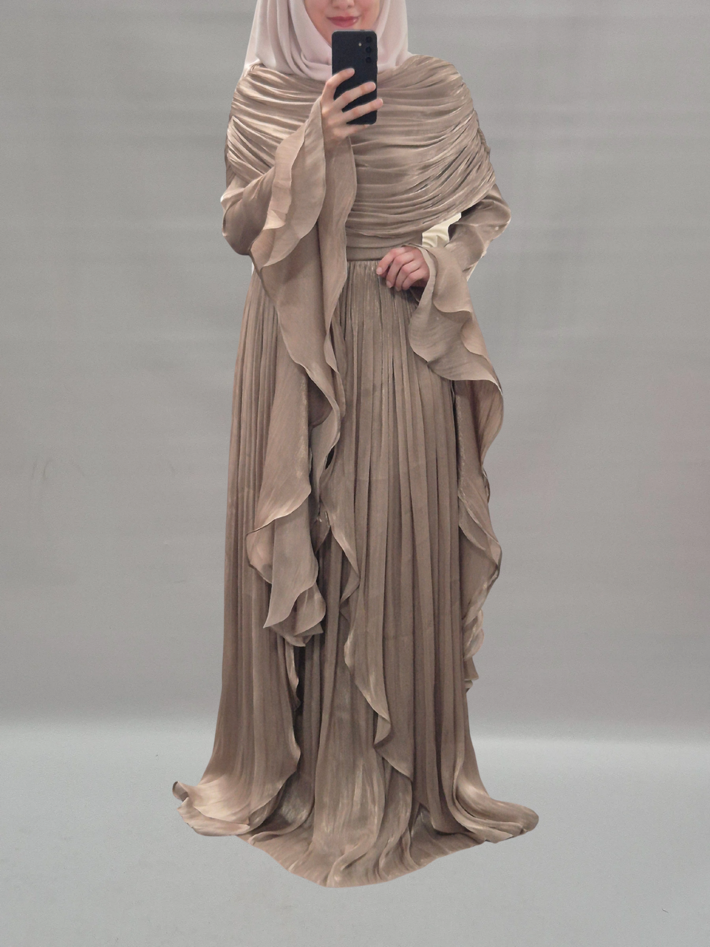Sena Abendkleid taupe