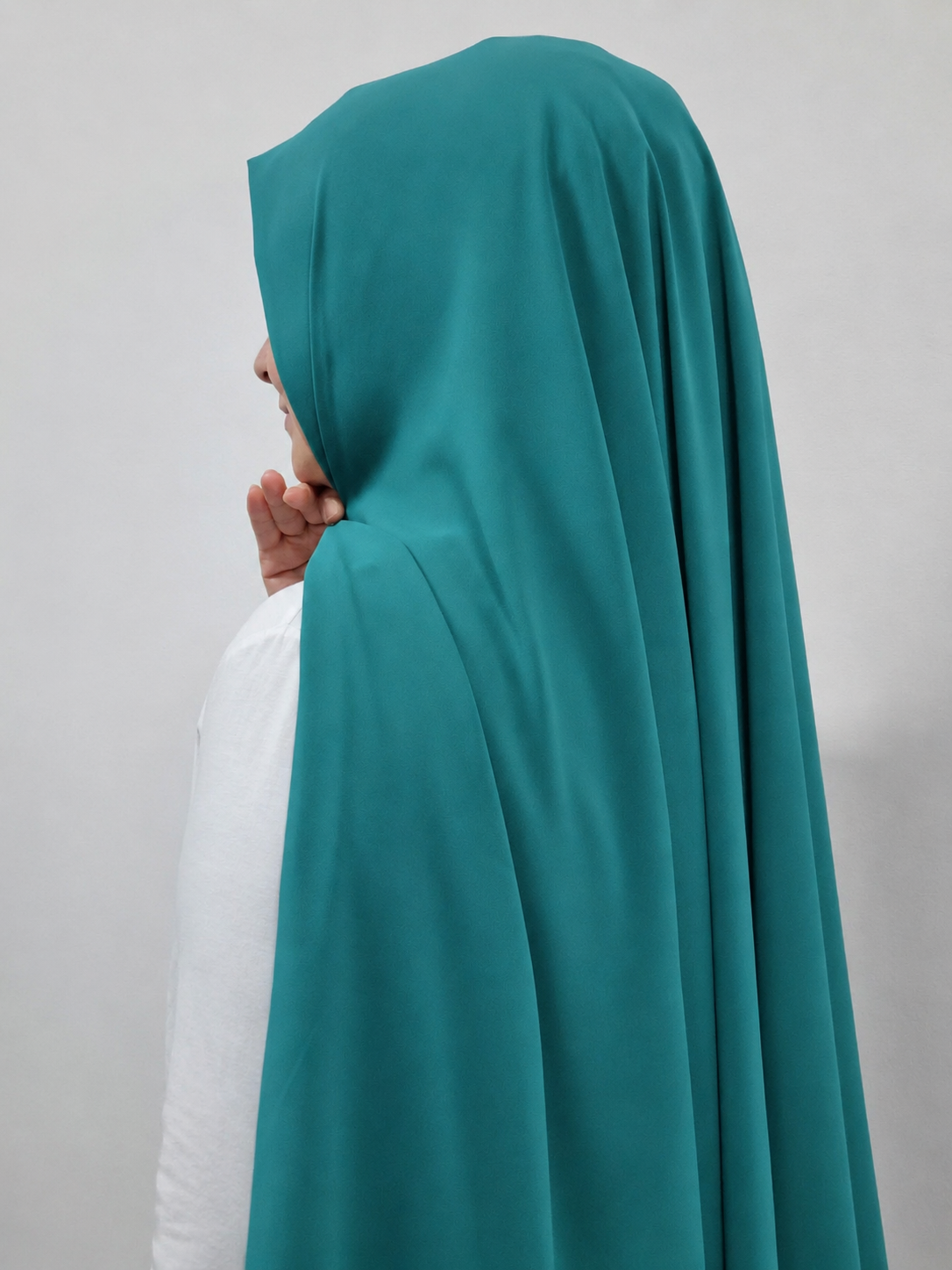 Chiffon Hijab petrol