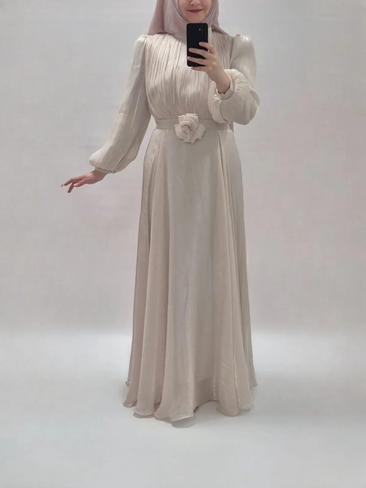 Veyra Abendkleid Steinfarbe