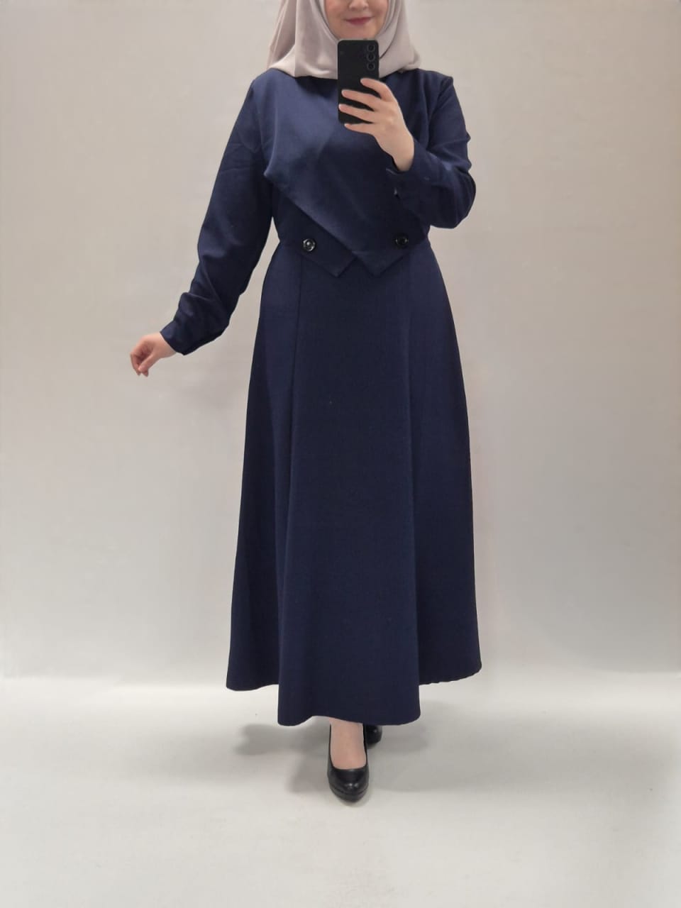 Noor Kleid dunkelblau