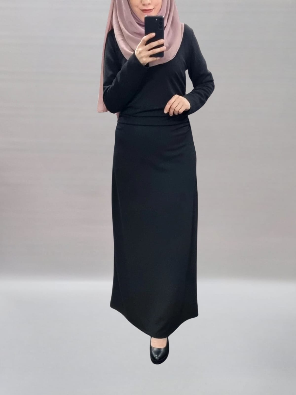Basic Kleid schwarz