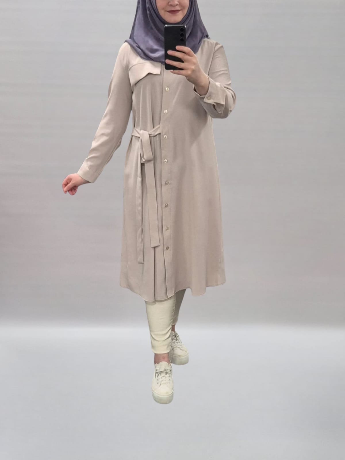 Nawal Tunika beige