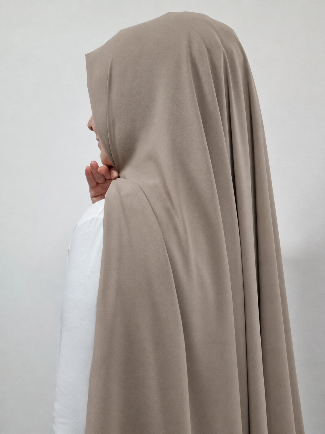 Chiffon Hijab greige
