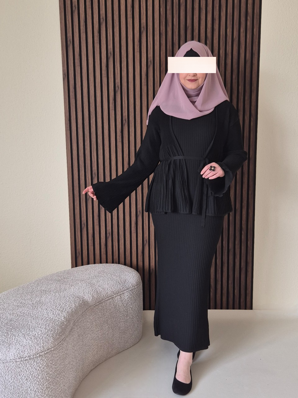 Nimea Set - feminin in schwarz
