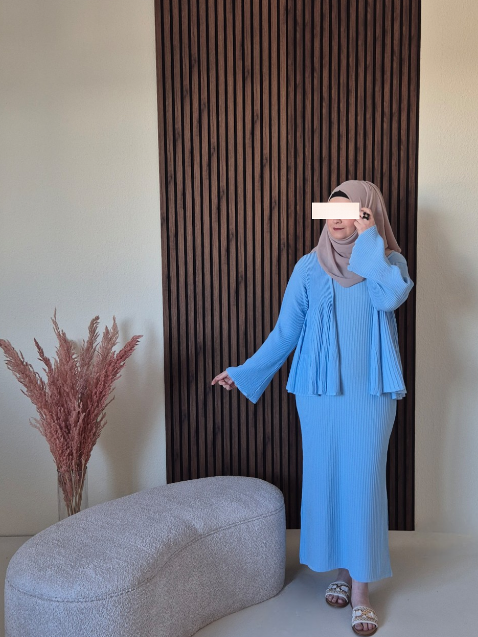 Nimea Set - feminin in hellblau