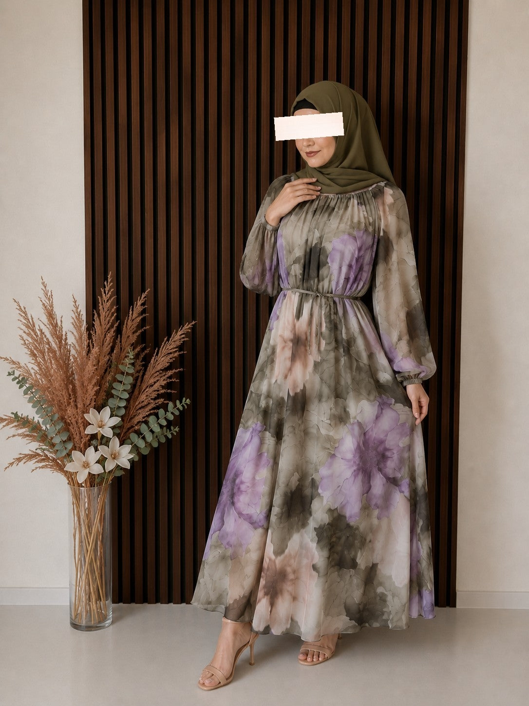 Roselle Maxikleid