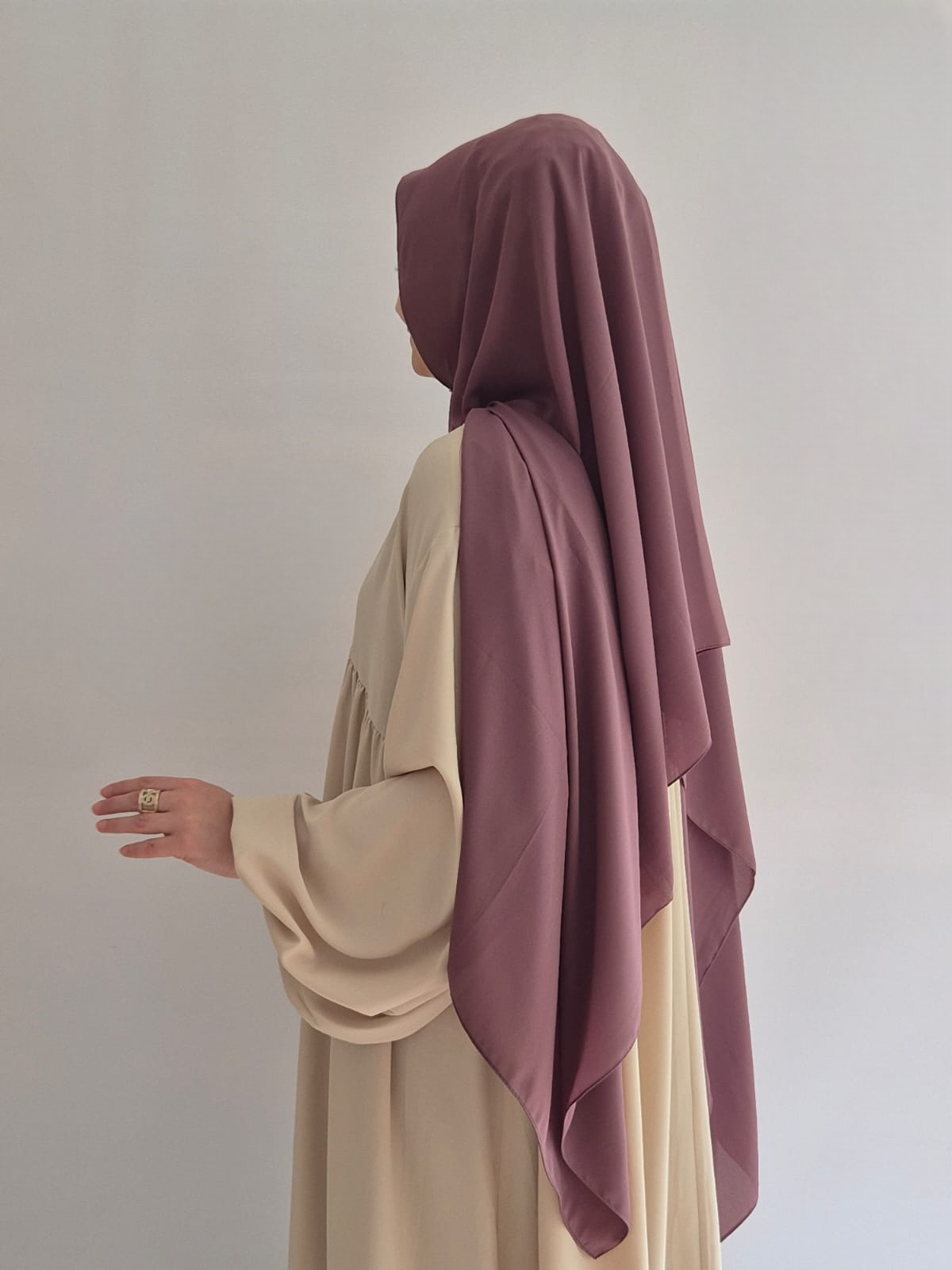 K2030- Krepp Schal violette