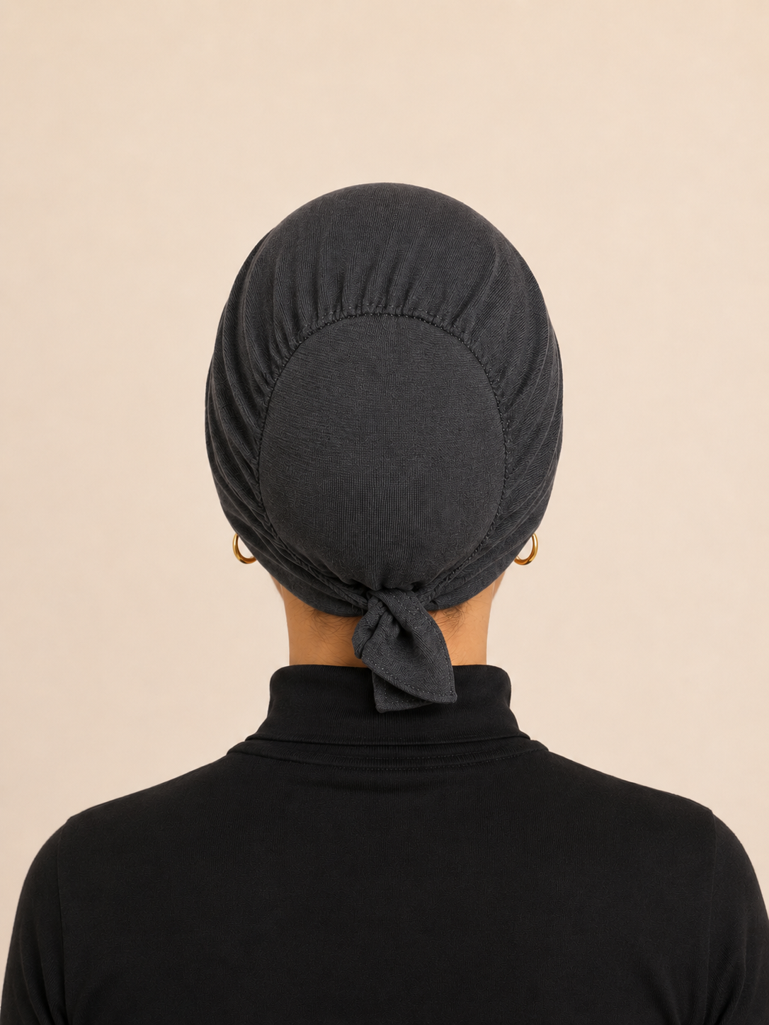 Viskose Bonnet – anthrazit