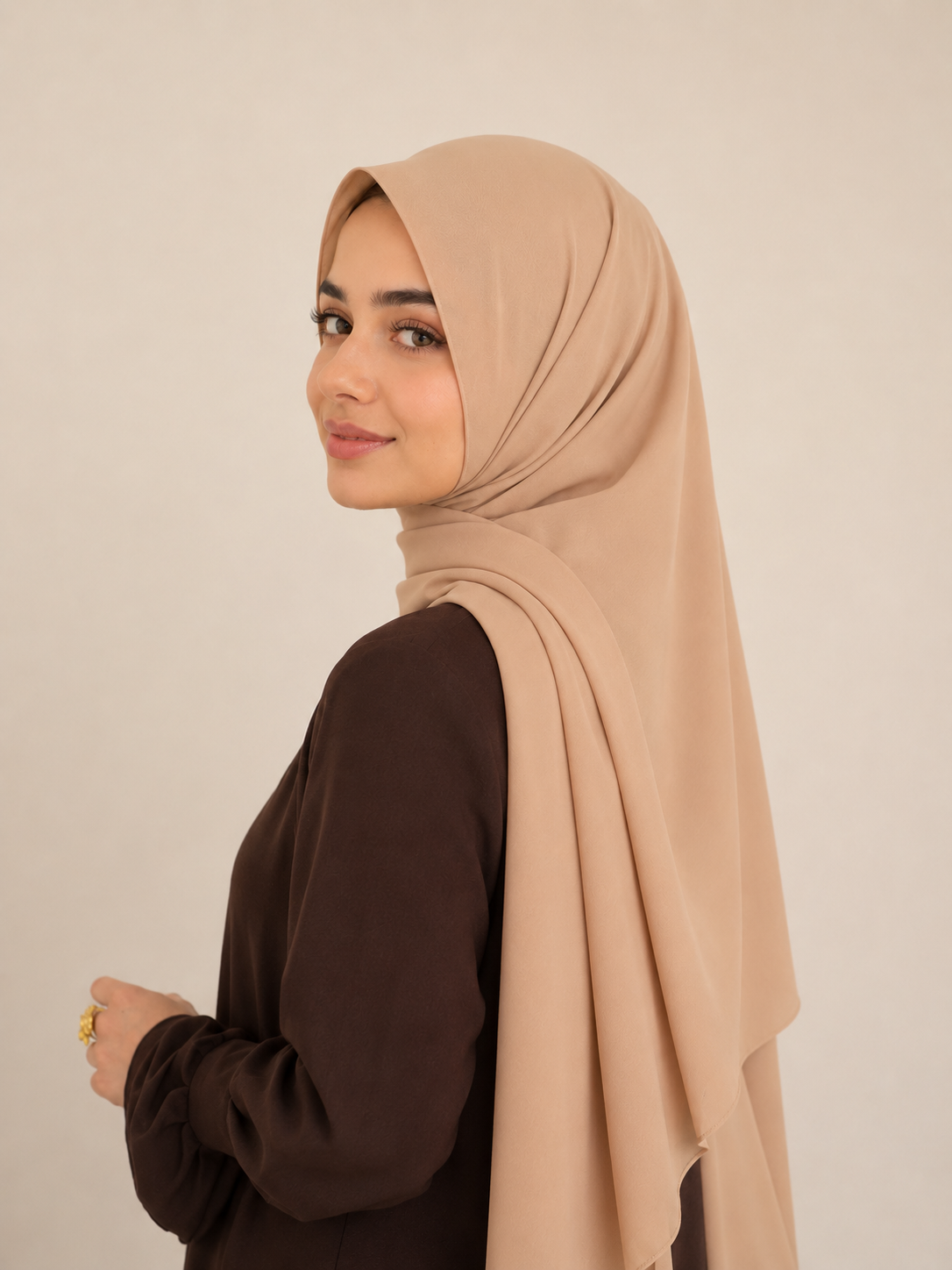 Krepp Hijab