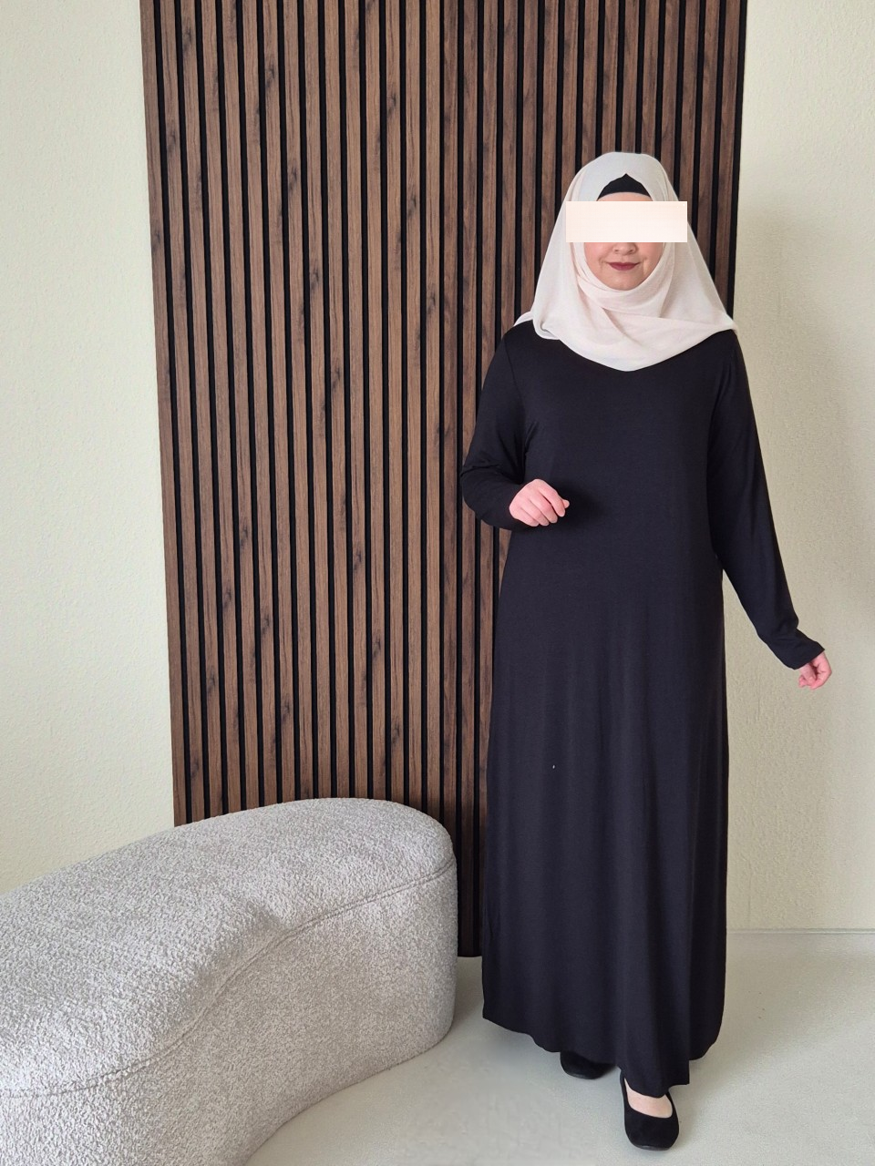 Basic Unterkleid schwarz