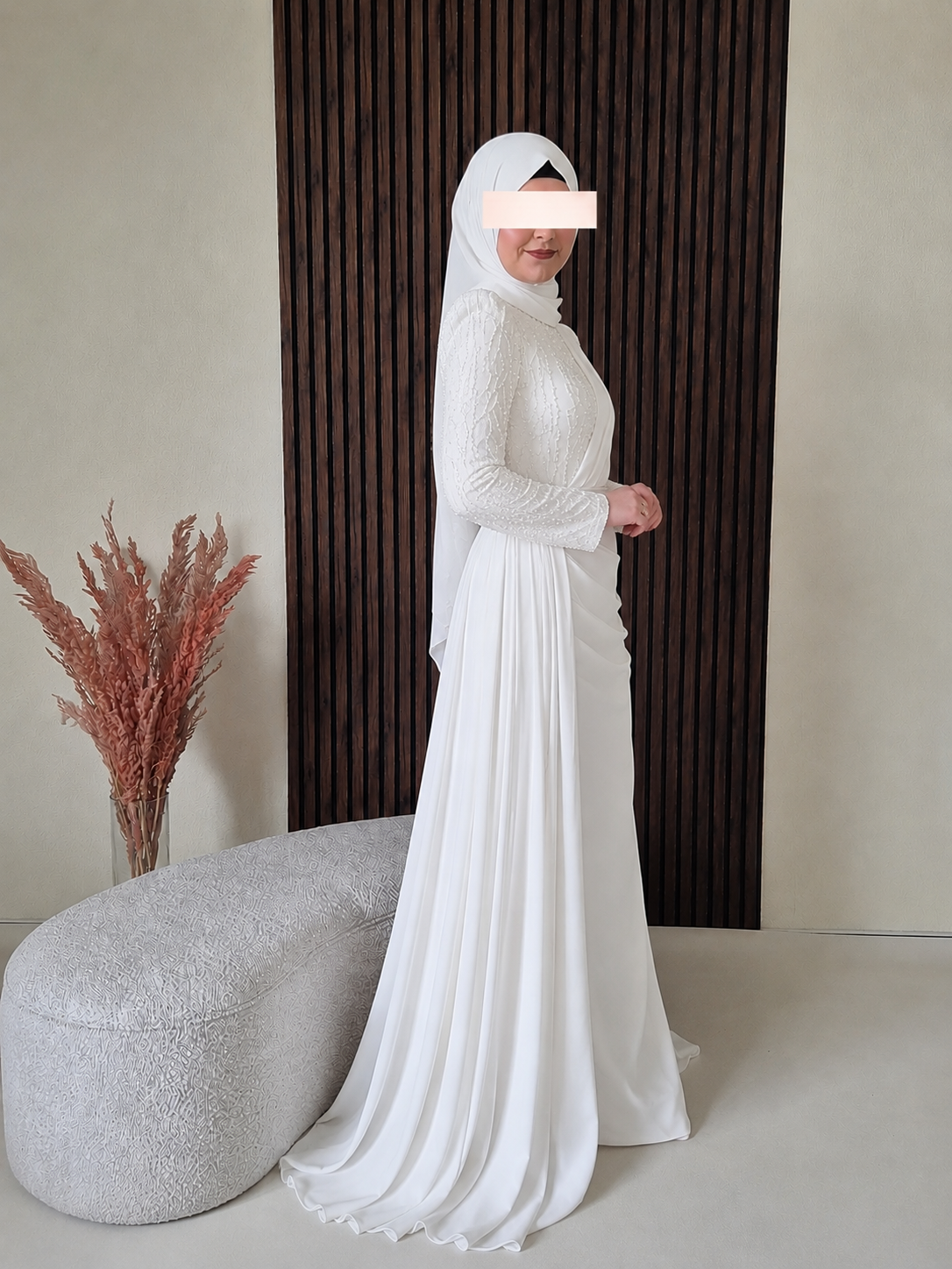 Durra Abendkleid weiß