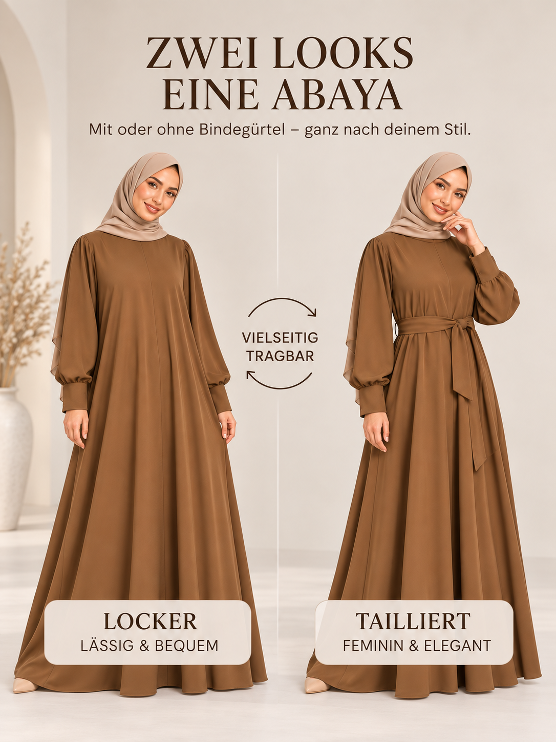 Schlichte Abaya