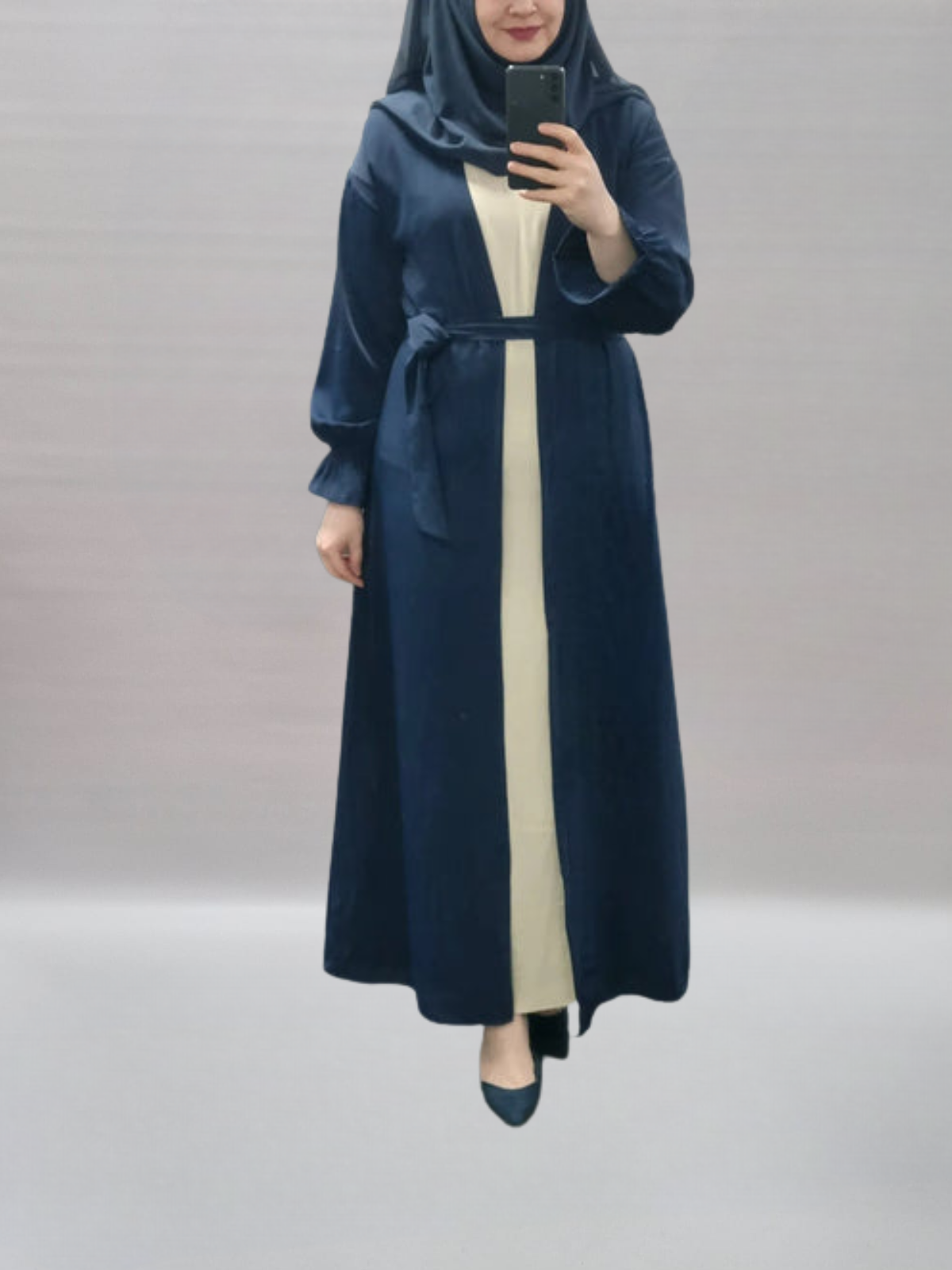 485- Kimono Set dunkelblau