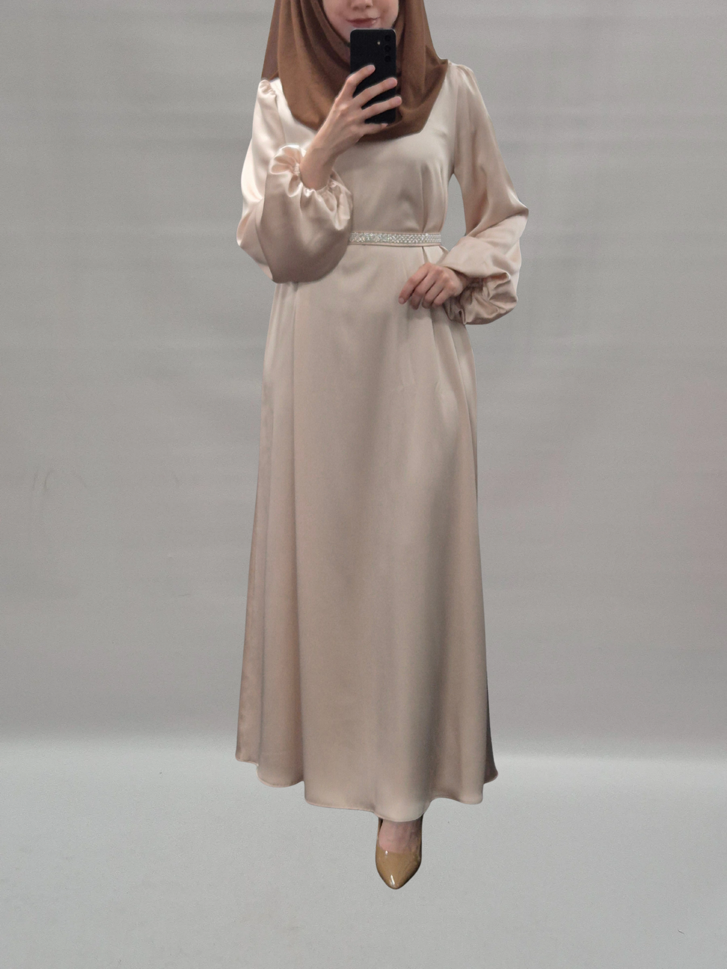 Lizza Kleid beige