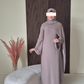 Haya Pearl Kleid - elegant & besonders in taupe