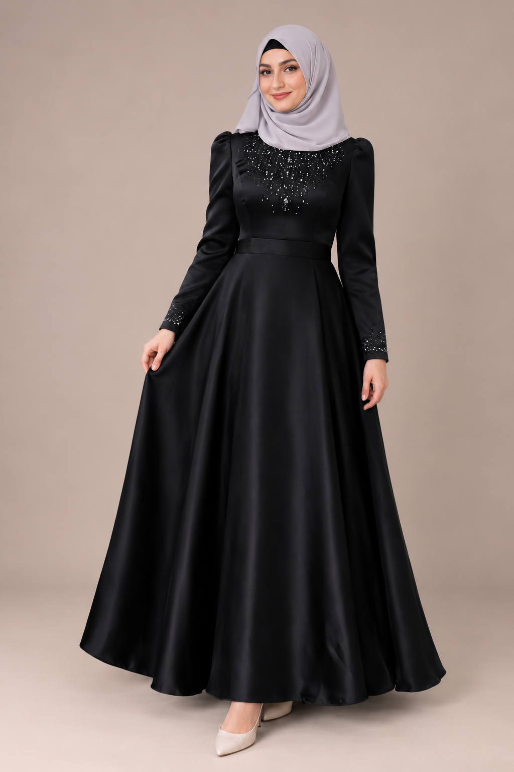 Aseel Abendkleid schwarz