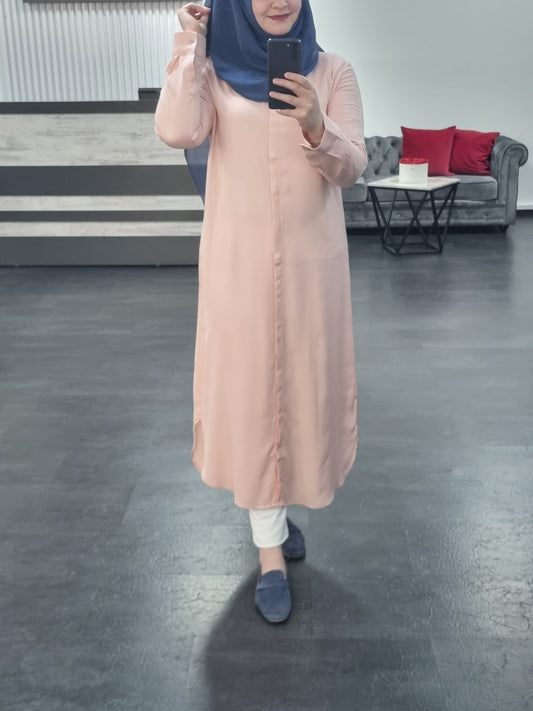 570- Tunika Long – Elegant & Luftig