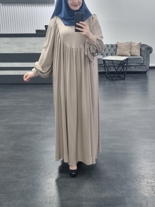 487- Abaya taupe