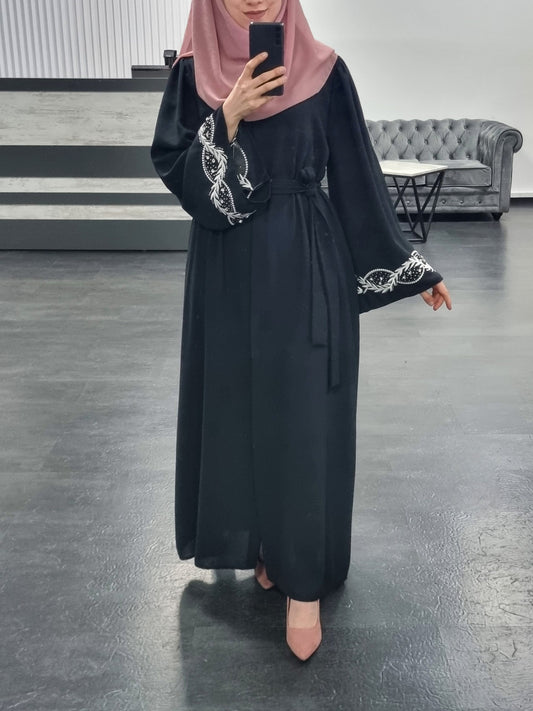 475- Abaya Sanat schwarz