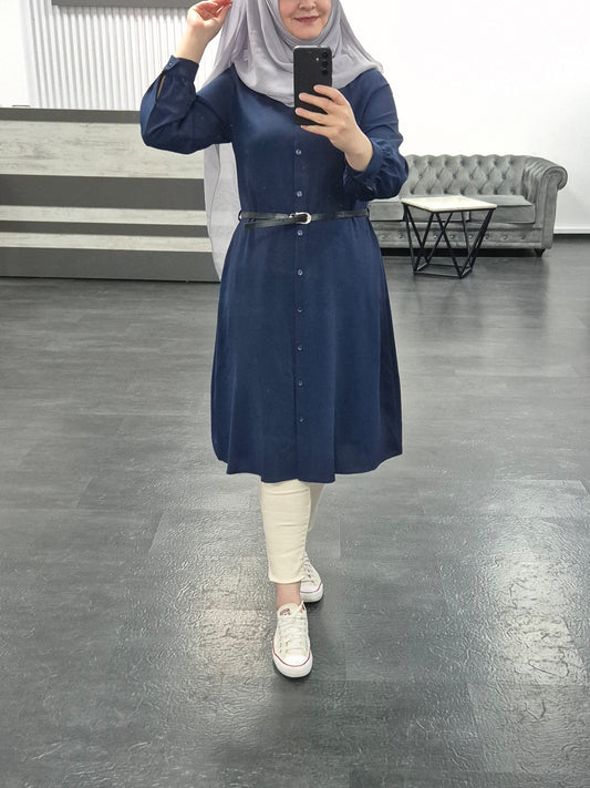 406 - Hira Tunik dunkelblau