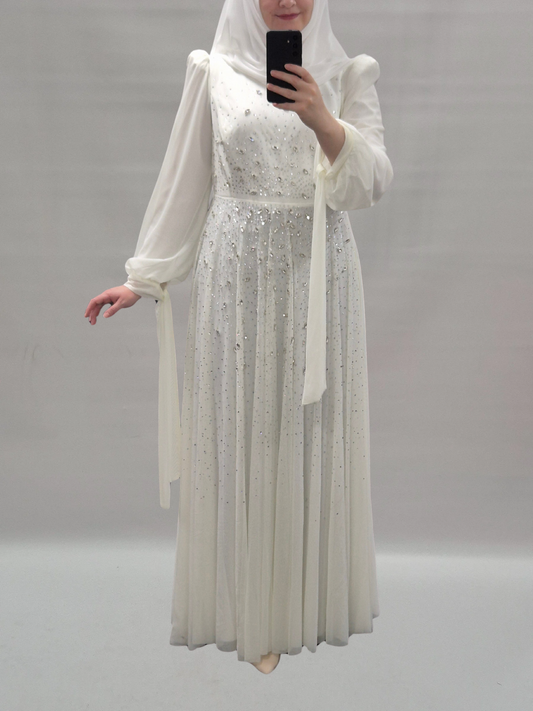 Layali Abendkleid weiß