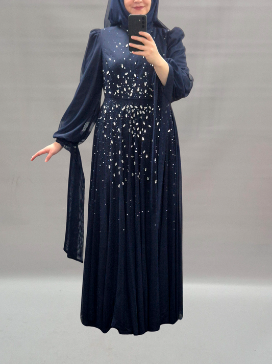 Layali Abendkleid dunkelblau