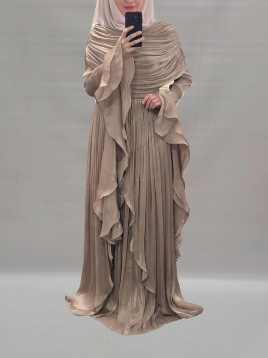 Sena Abendkleid taupe