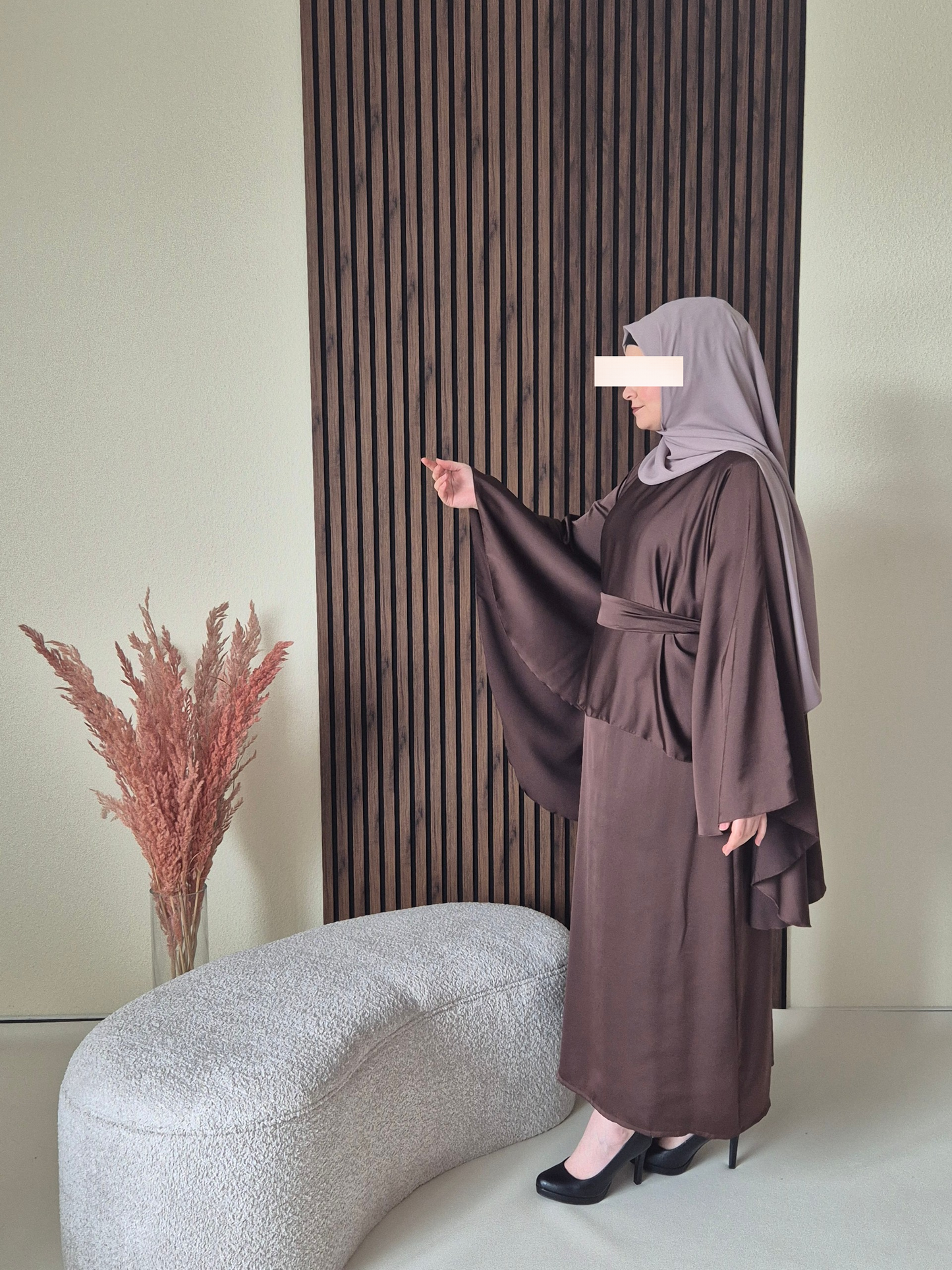 Aylah Kleid - festlich in braun