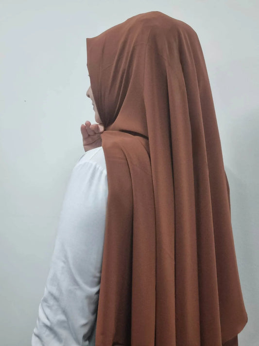 A486 - Chiffon Hijab CAMEL