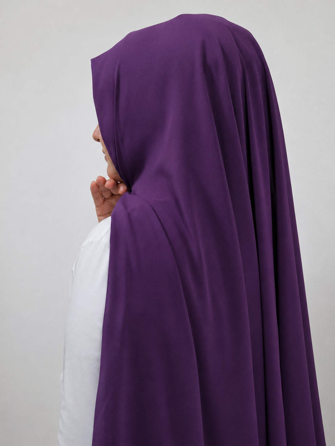 Chiffon Hijab lila