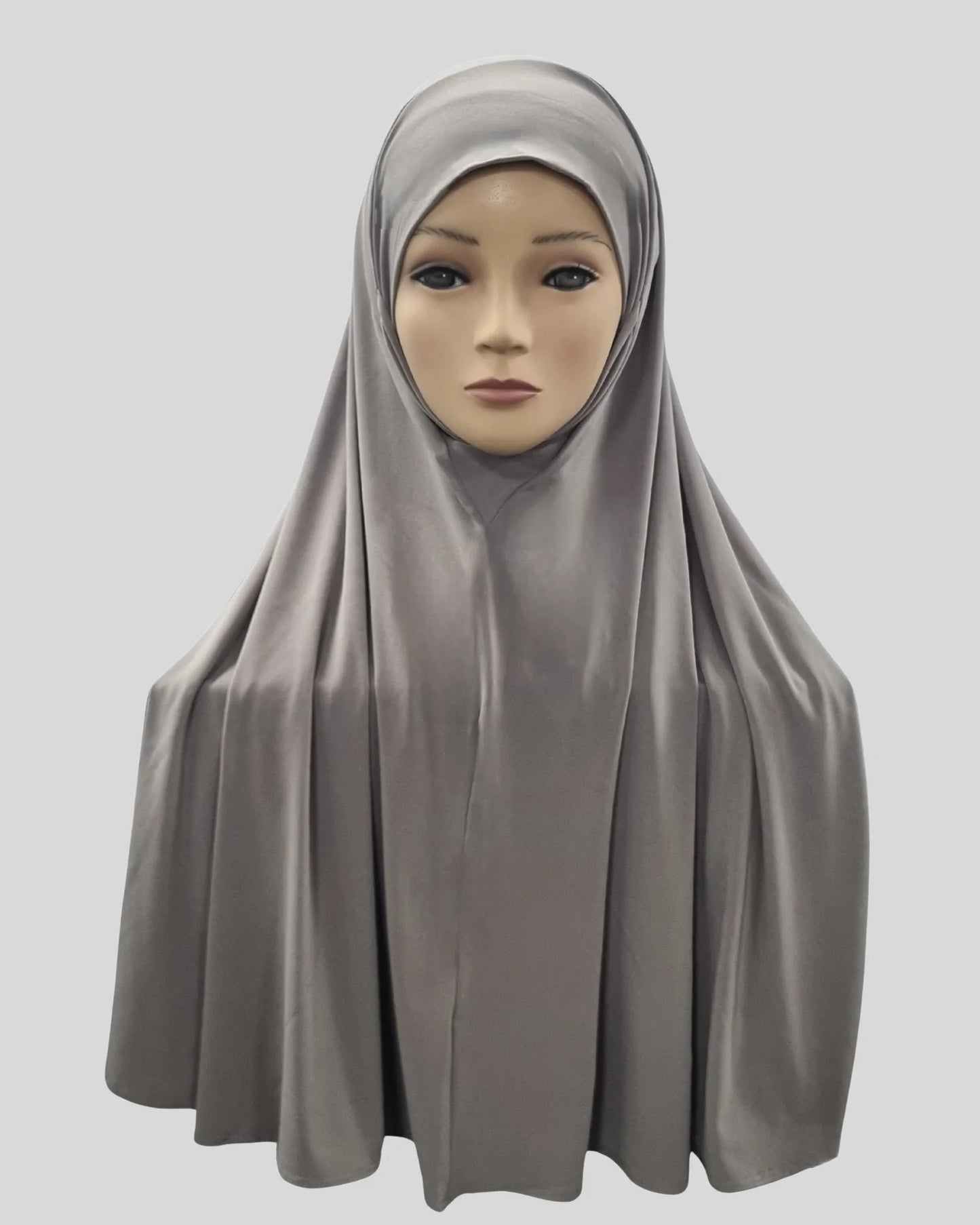 f338 - fertig Hijab hellgrau