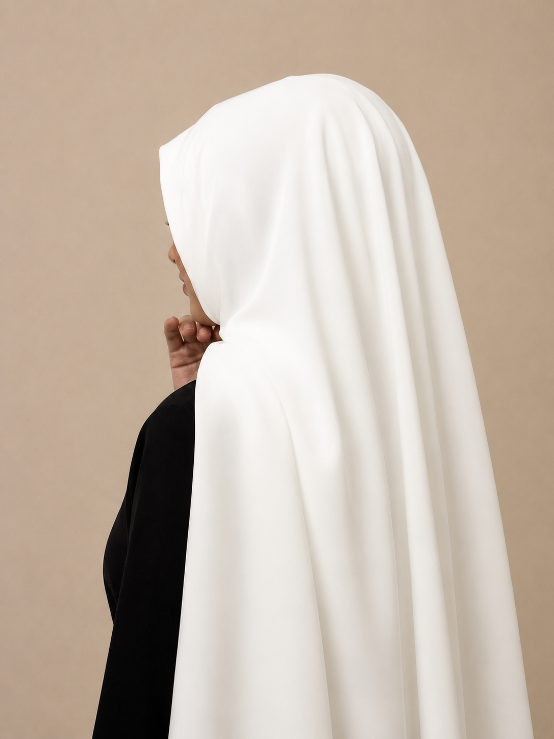Chiffon Hijab weiß