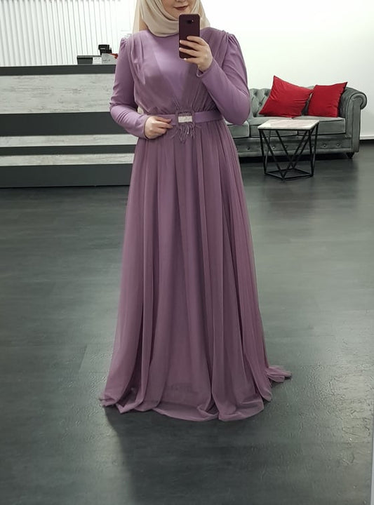 K38- Tüllabendkleid flieder