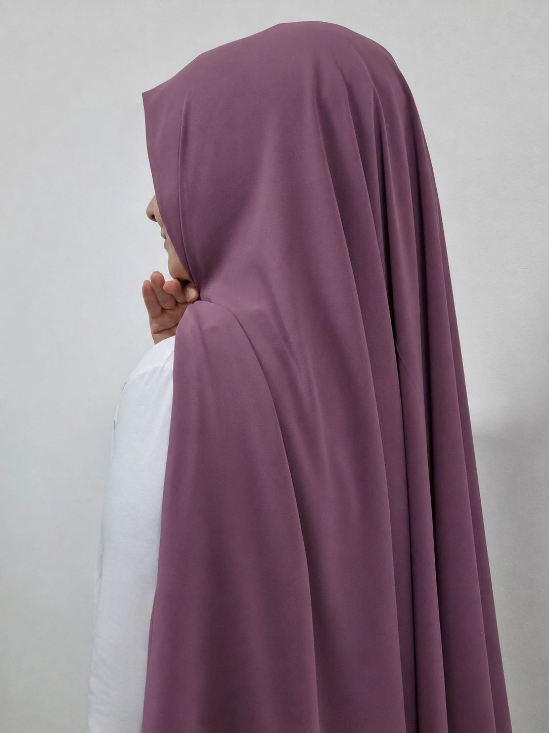 Chiffon Hijab dusty mauve