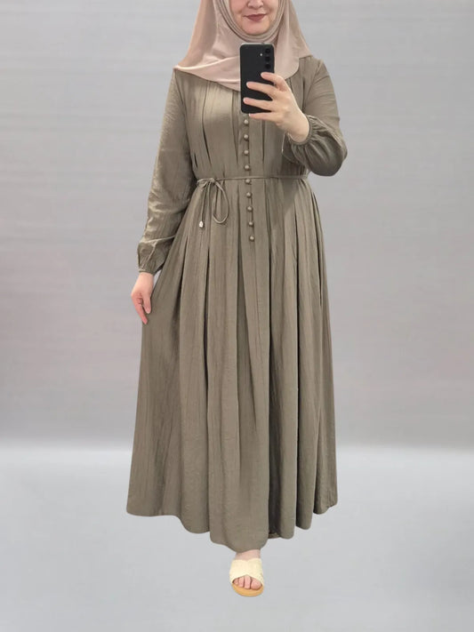389 - Liya Kleid taupe