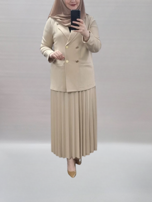 523- Blazer Rock Set beige