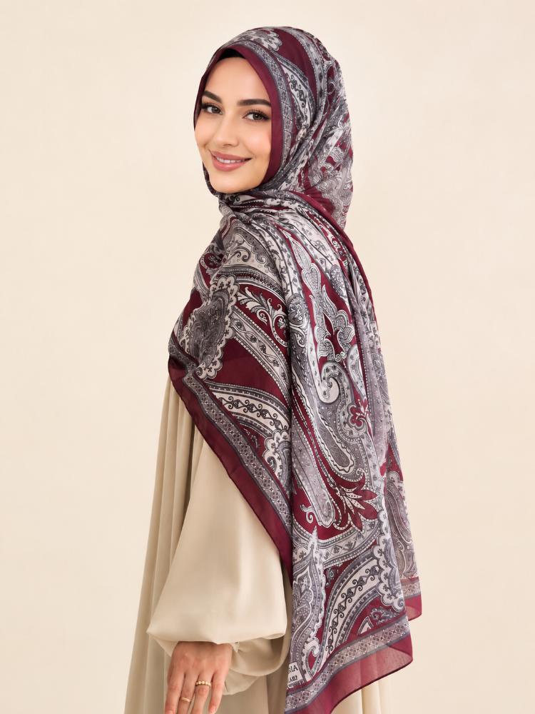 Pashmina Hijab rot