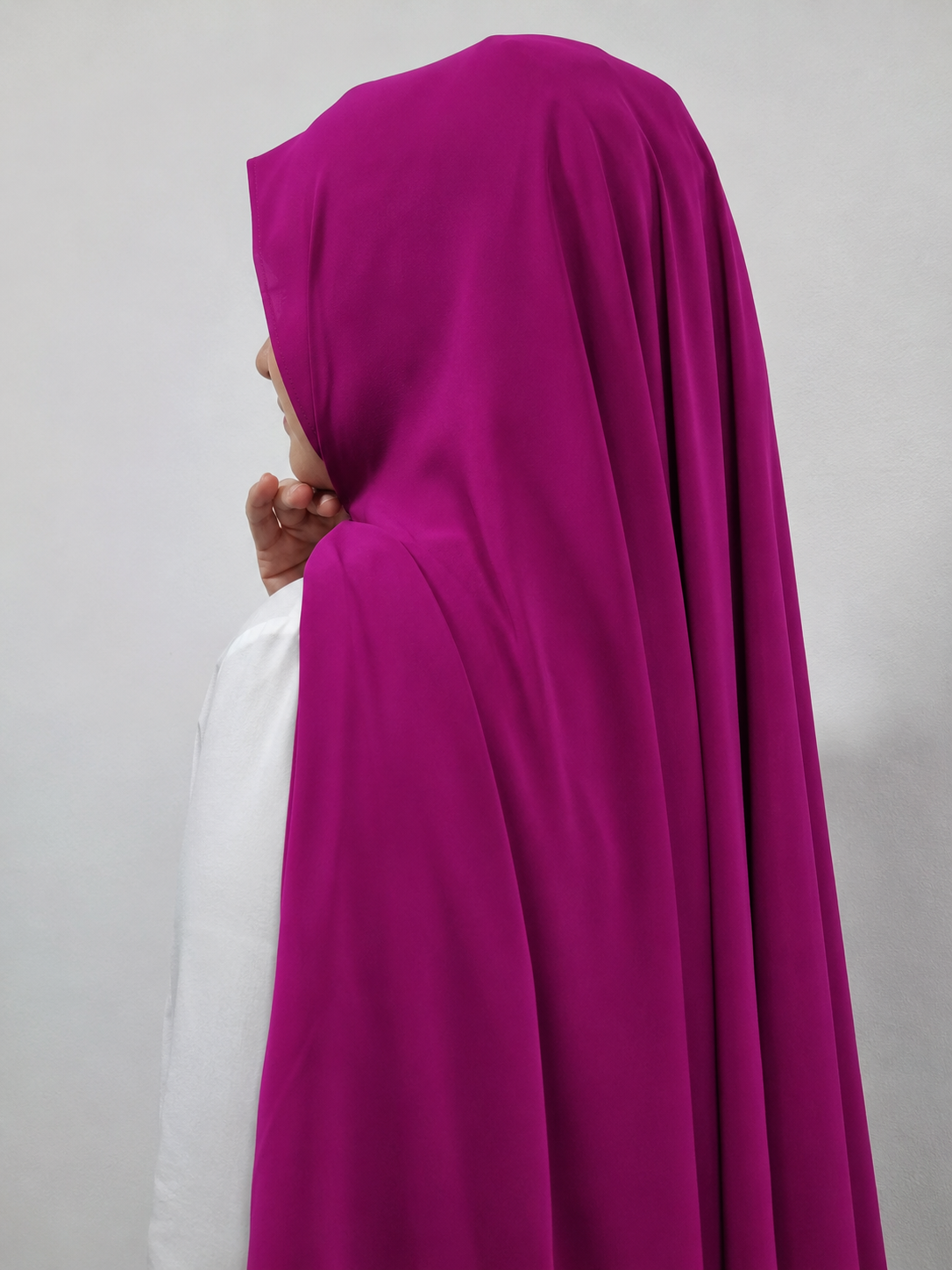 Chiffon Hijab fuchsia