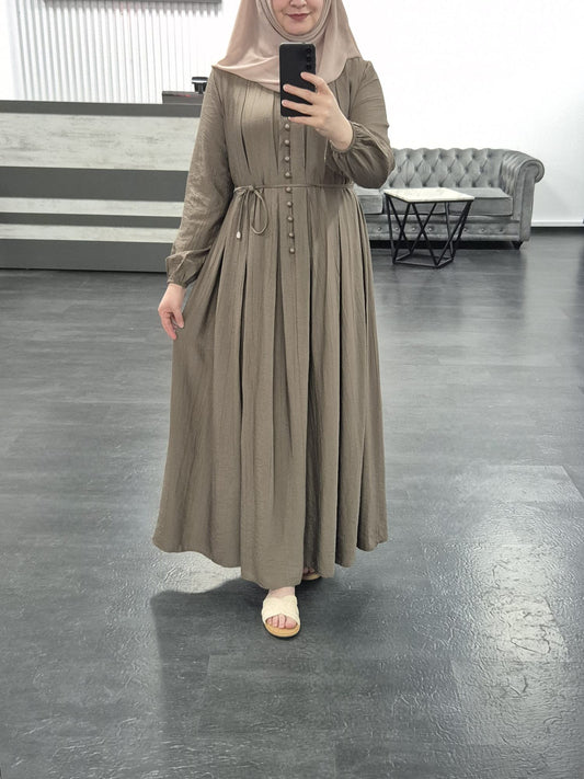 389 - Liya Kleid taupe