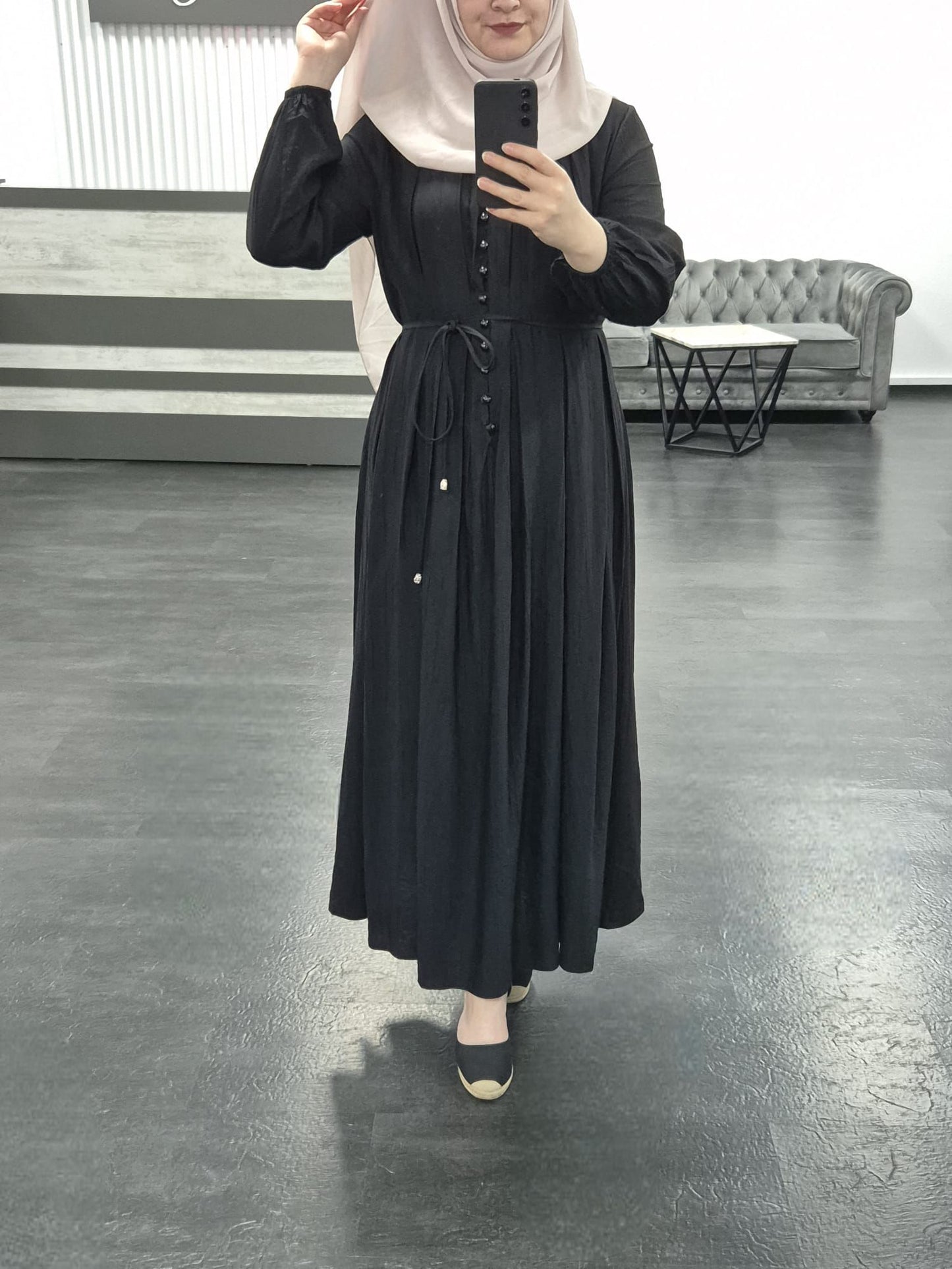 388 - Liya Kleid oliv