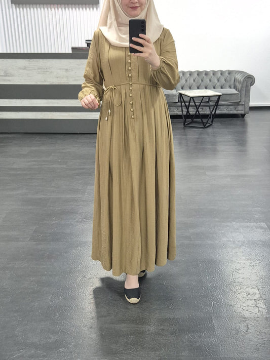 388 - Liya Kleid oliv