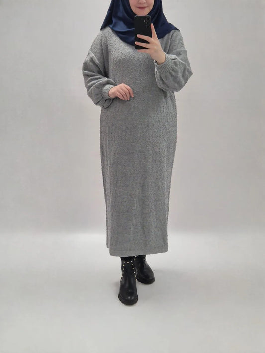 Nurra Strickkleid grau