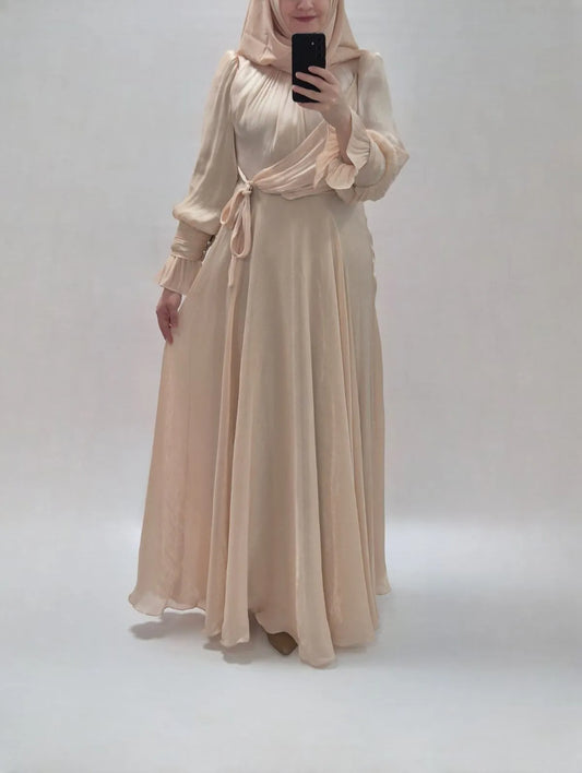 Inara Abendkleid beige