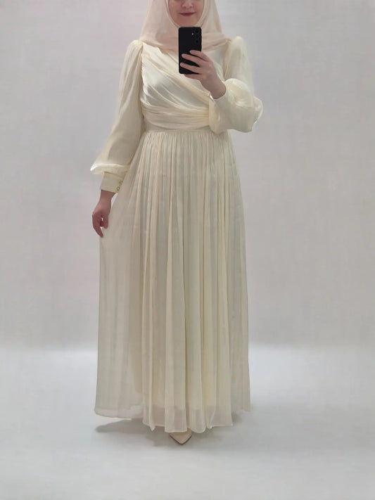 Zalina Abendkleid beige