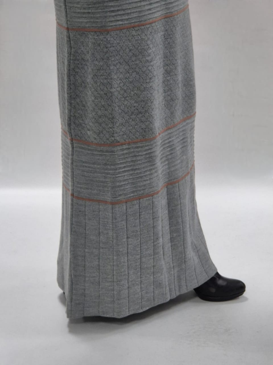 Nila Strickkleid grau