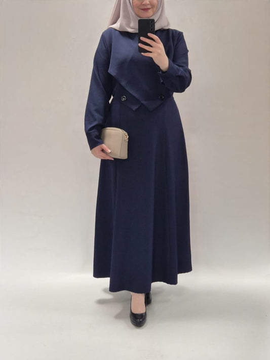 Noor Kleid dunkelblau