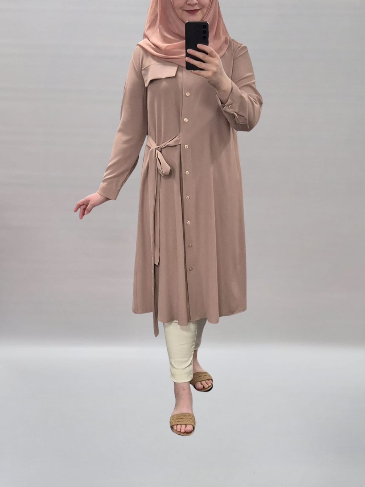 Nawal Tunika taupe